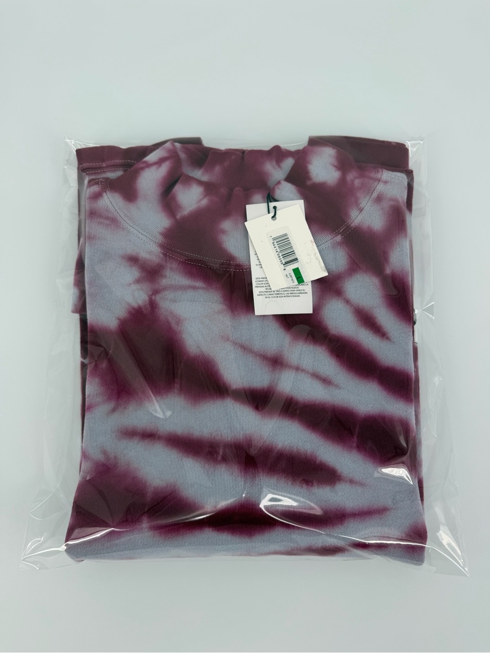Calvin Klein Jeans Tie Dye Mock Neck Sweatshirt Pink Womens NWT - Picture 16 of 16